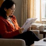 Translator reviewing NAATI certified documents
